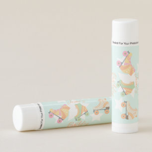 Rollerskating Birthday Pastel Stars Lip Balm