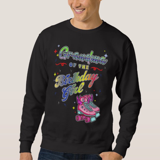 Rollerskating Inline Skates Vintage Outfit Roller  Sweatshirt (Front)