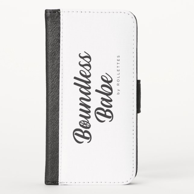 Rollettes Boundless Babe Wallet case (Front)