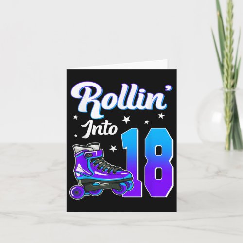 Rollin Into 18 Roller Skating Theme Birthday 18th 