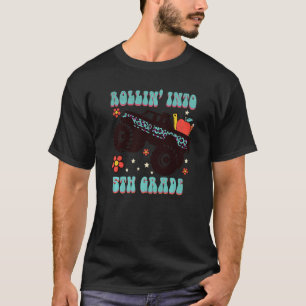 Rollin' Into 5th Grade Monster Truck Girls Back To T-Shirt