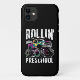 Rollin' Into Preschool Monster Truck Back to Schoo iPhone 11 Case