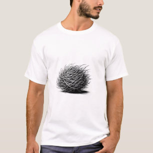 Rollin Tumbleweed Plant illustration Original Art T-Shirt