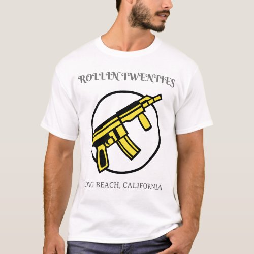Rollin Twenties Long Beach California T_Shirt