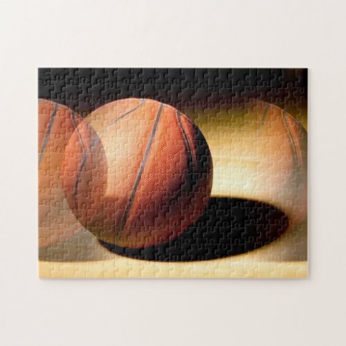 Rolling Basketball Jigsaw Puzzle
