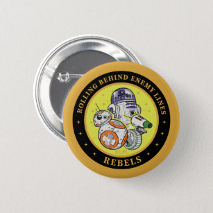"Rolling Behind Enemy Lines" Droid Badge Button