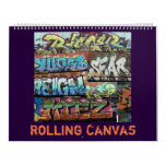 Rolling Canvas Calendar
