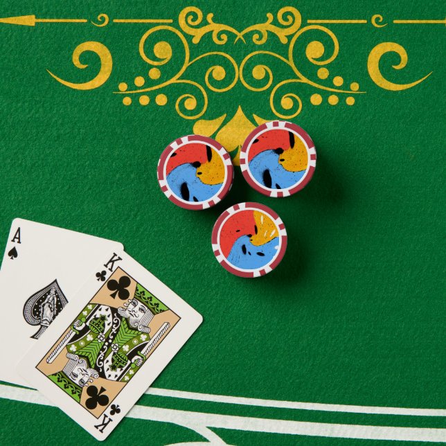 rolling colors poker chips (Poker Table (Stack))