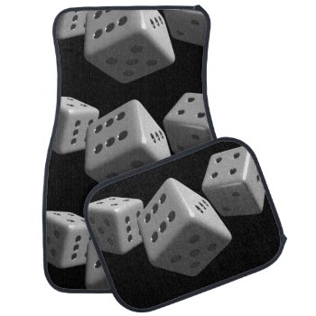 Rolling Dice Car Floor Mat by Iverson_Designs at Zazzle
