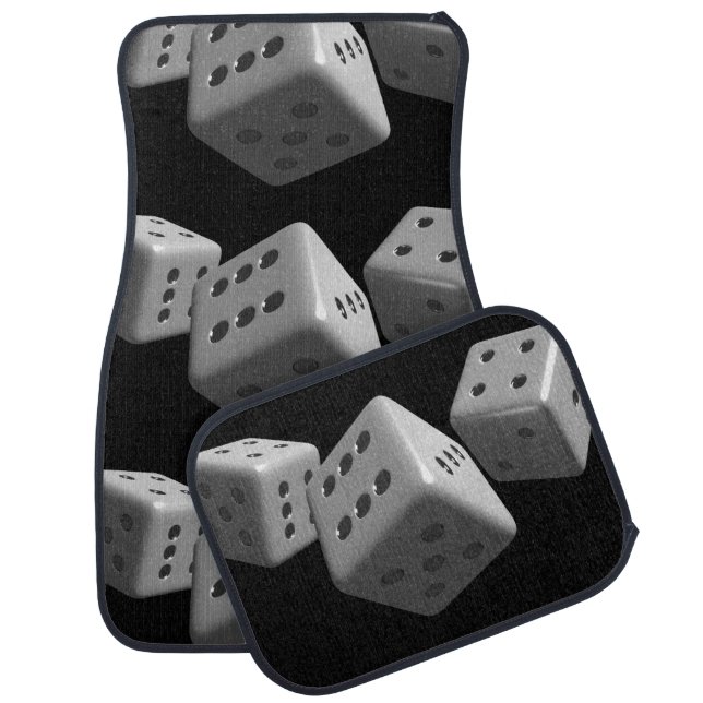 Rolling Dice Car Floor Mat (Set)