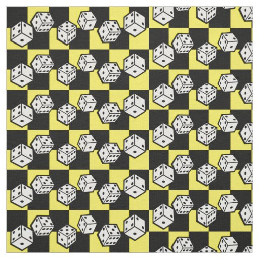 Rolling Dice for Board Games, Vegas, Bunco quilts Fabric