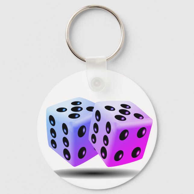 Rolling Dice Keychain (Front)