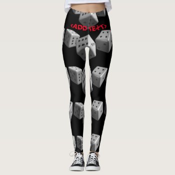 Rolling Dice Leggings by Iverson_Designs at Zazzle