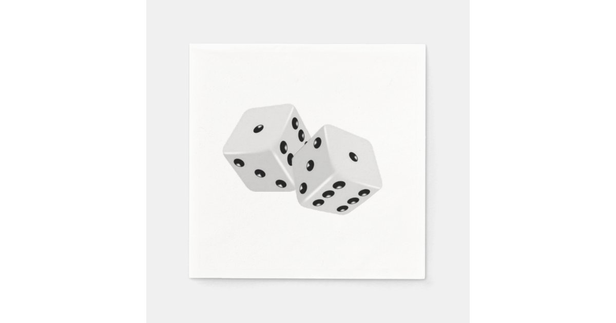 Rolling Dice Napkins Zazzle