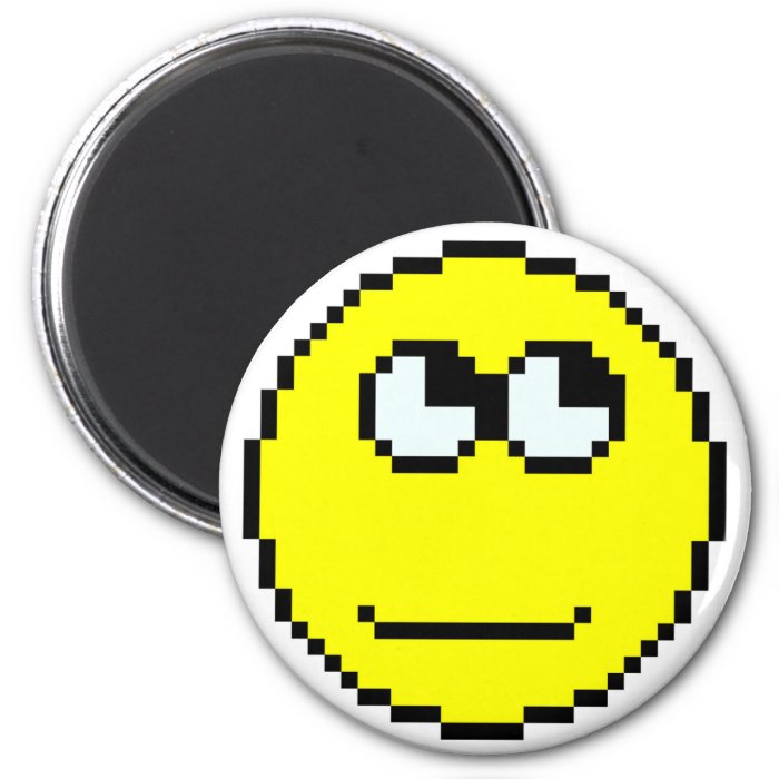 Rolling Eyes Emoticon Fridge Magnet