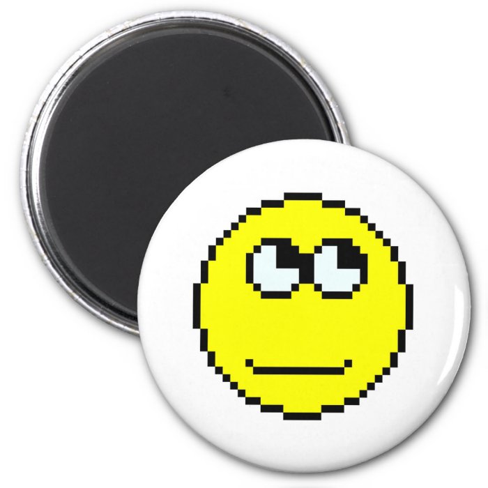 Rolling Eyes Emoticon Fridge Magnet