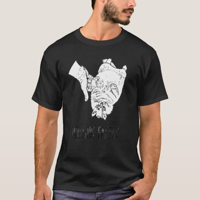 Rolling Fatties Cat  Cat Lover Cat Pet Owner Women T-Shirt (Front)