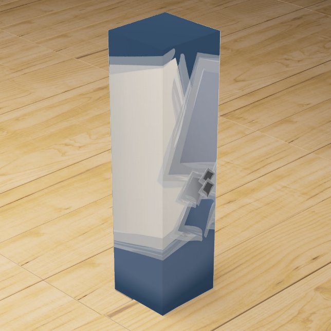 Rolling Fibonacci squares Wine Box (Front)