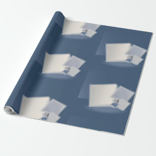 Rolling Fibonacci squares Wrapping Paper
