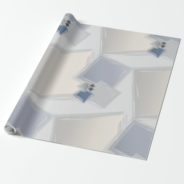 Rolling Fibonacci squares Wrapping Paper (Unrolled)