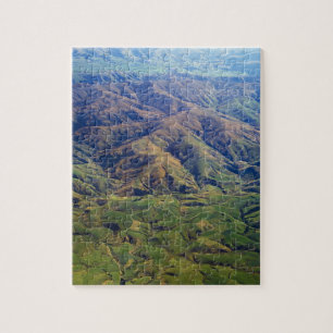 Rolling hills in Southland Region of New Zealand Jigsaw Puzzle