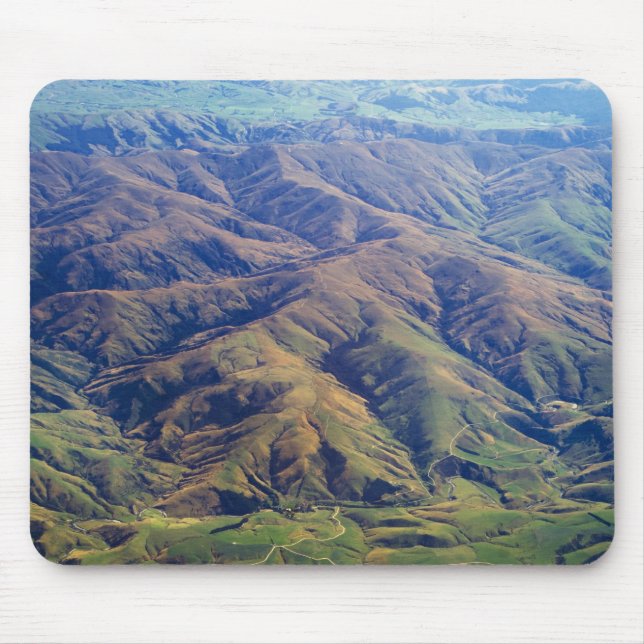 Rolling hills in Southland Region of New Zealand Mouse Pad (Front)