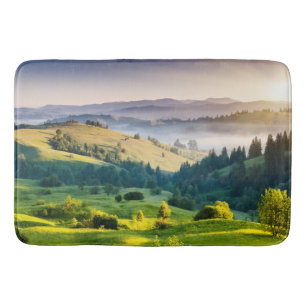 Rolling Hills Scenic Nature Photo Bath Mat