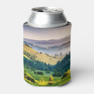 Rolling Hills Scenic Nature Photo Can Cooler