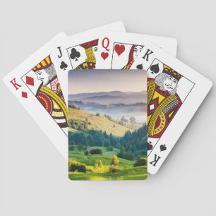 Rolling Hills Scenic Nature Photo Poker Cards