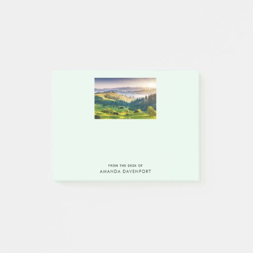 Rolling Hills Scenic Nature Photo Post-it Notes