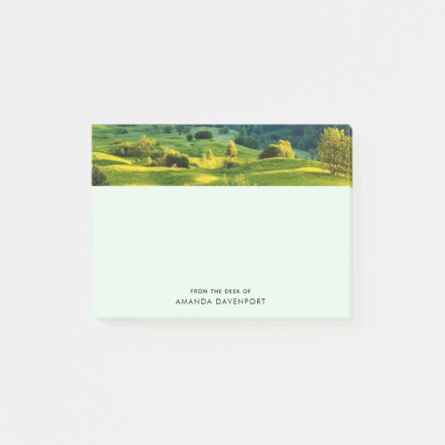 Rolling Hills Scenic Nature Photo Post-it Notes