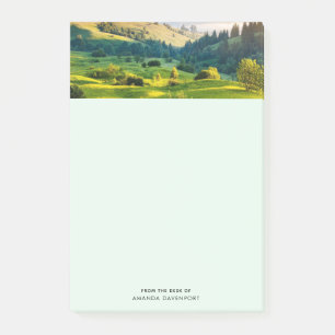 Rolling Hills Scenic Nature Photo Post-it Notes