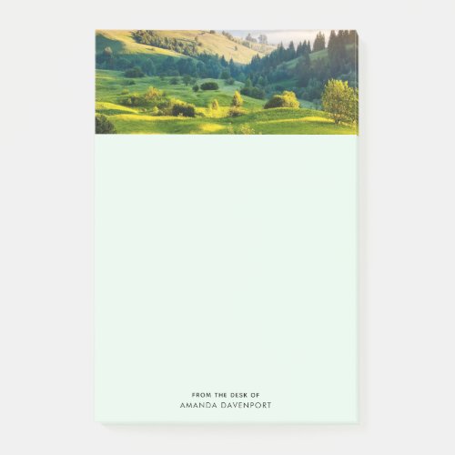 Rolling Hills Scenic Nature Photo Post-it Notes