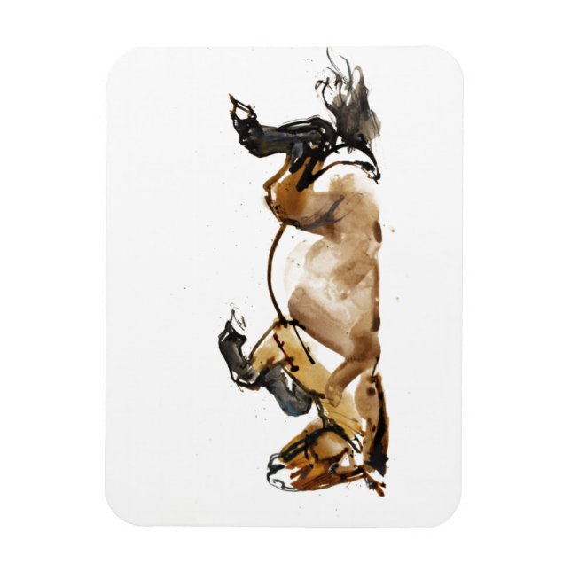 Rolling Horse Magnet (Vertical)