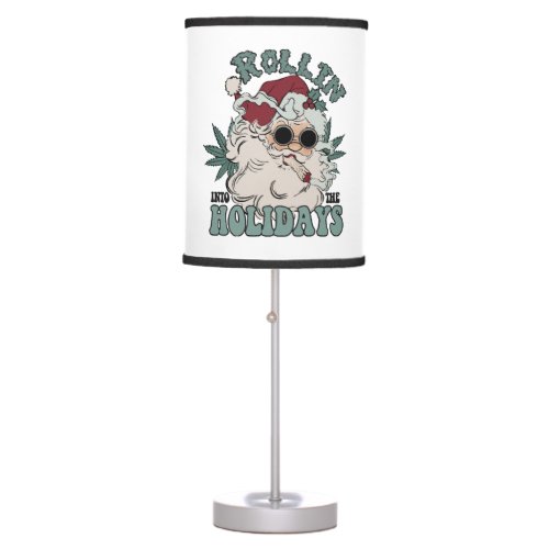 Rolling into the Holidays Table Lamp