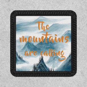 Rolling Mountains Artistic Painting Nature Lovers Patch