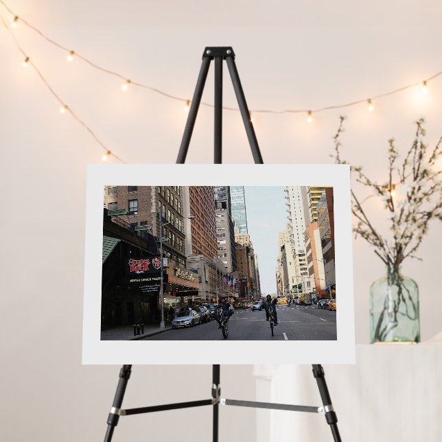 Rolling on Broadway  Foam Board (In Situ (Stand))