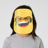 Rolling on the Floor Laughing Emoji Fun Face Shield (Insitu)