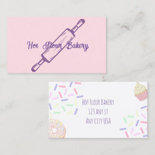 Rolling Pin bakery business card