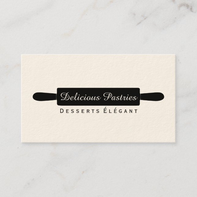 Rolling Pin | Gourmet Business Card (Front)