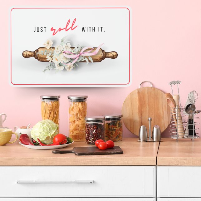 Rolling Pin | Just Roll with It Metal Kitchen Art (Creator Uploaded)
