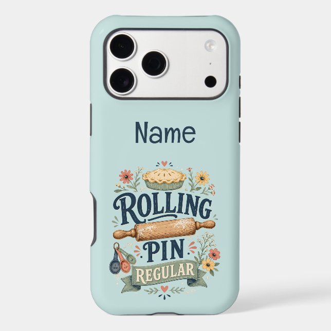 Rolling Pin Regular Cottage Baker Iphone Case (Back)