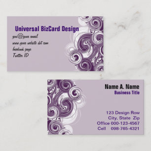 Rolling Purple Business Card