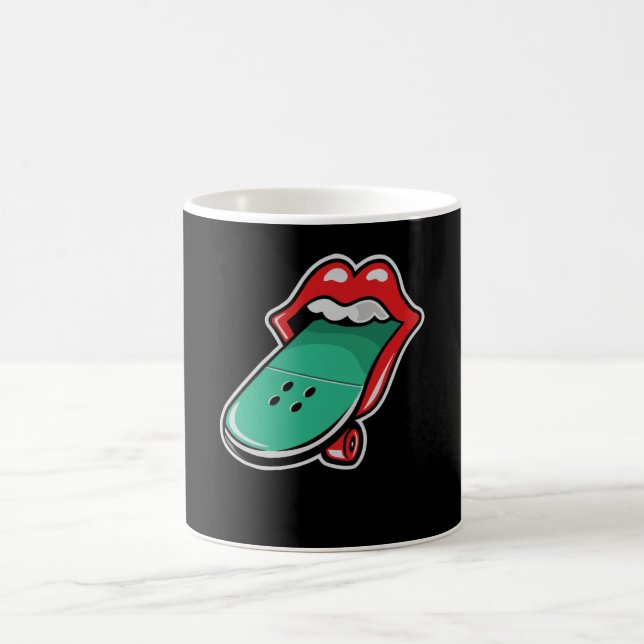 Rolling Skateboard Coffee Mug (Center)