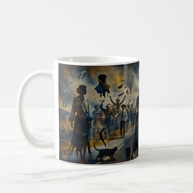 Rolling Stone Lost Highway Surreal Art MugRolling  Coffee Mug (Left)