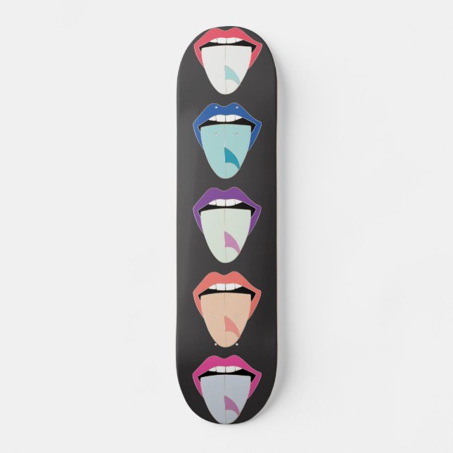 Rolling Stones SurfBoard Tongue Skateboard (Front)