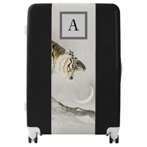 ROLLING SUITCASE JAPANESE TIGER CUSTOM INITIAL