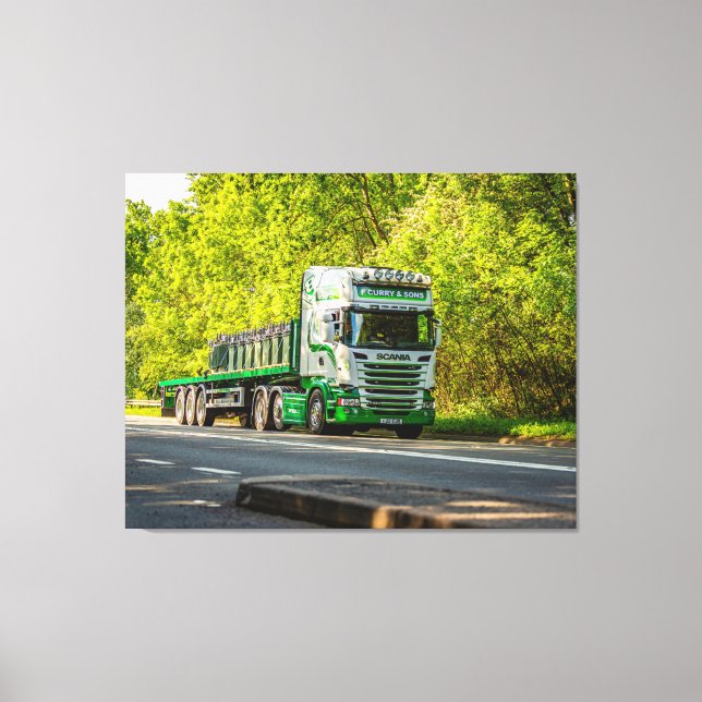 Rolling Through the Heart of Herefordshire Canvas Print (Front)