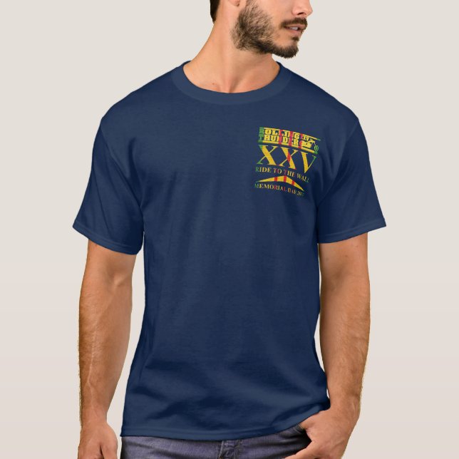 Rolling Thunder XXV Ride to the Wall Chopper Shirt (Front)