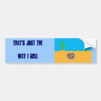 Rolling Tumbleweed Bumper Sticker